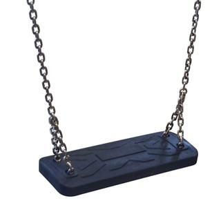 The seats are made with an aluminum construction covered with a soft EPDM rubber, hanged on 6mm stainless steel chains. 