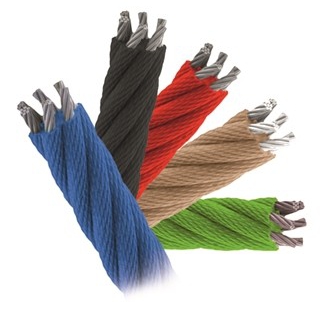 Polypropylene ropes pp-multisplit type with a steel core and a diameter of 16 mm.